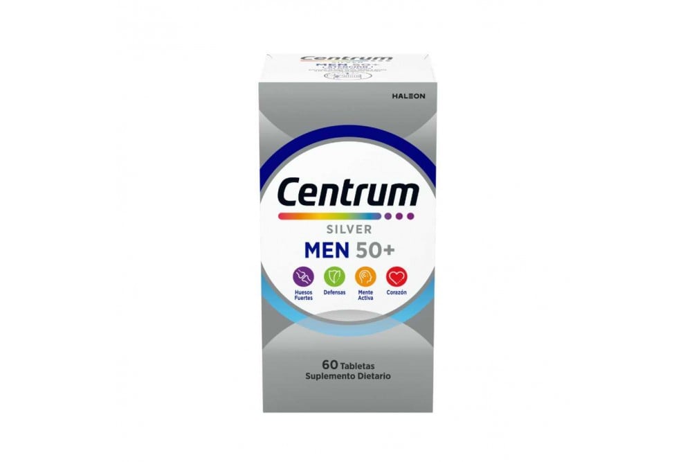 Centrum Silver Men +50 Años 60 Tabletas