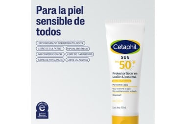 Protector Solar Cetaphil Sun Spf 50 En Gel 100 Ml