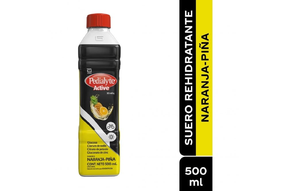 Pedialyte 30 Sabor Naranja Piña 500 Ml