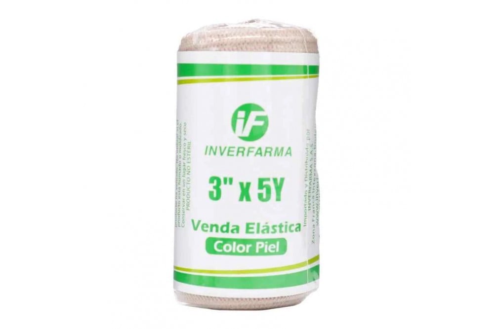 Venda Elastica Inverfarma Color Piel Und
