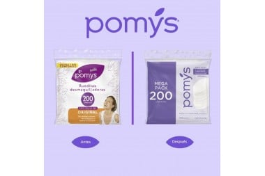 Rueditas Desmaquilladoras Pomys 200 Unds