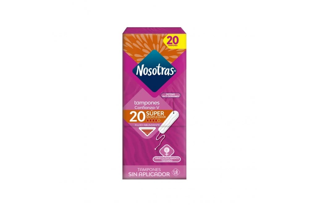 Tampones Nosotras Digital Tamaño Super 20 Unds