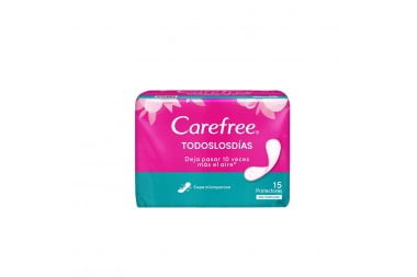 Protectores Carefree todos los días 15 Unds