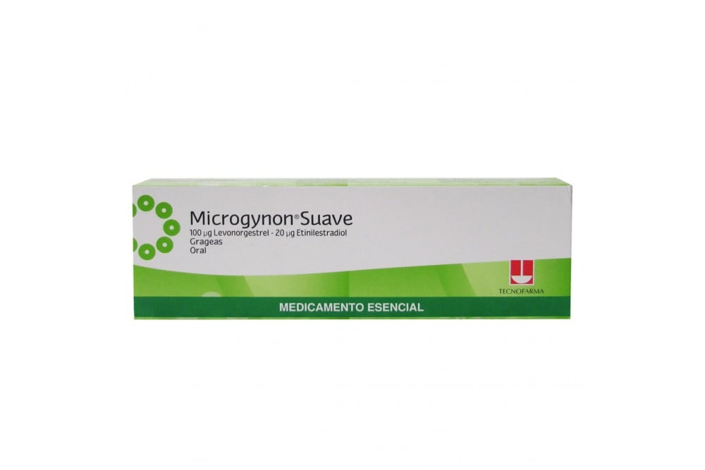 Microgynon Suave 100 / 20 Mcg Caja Con 21 Grageas
