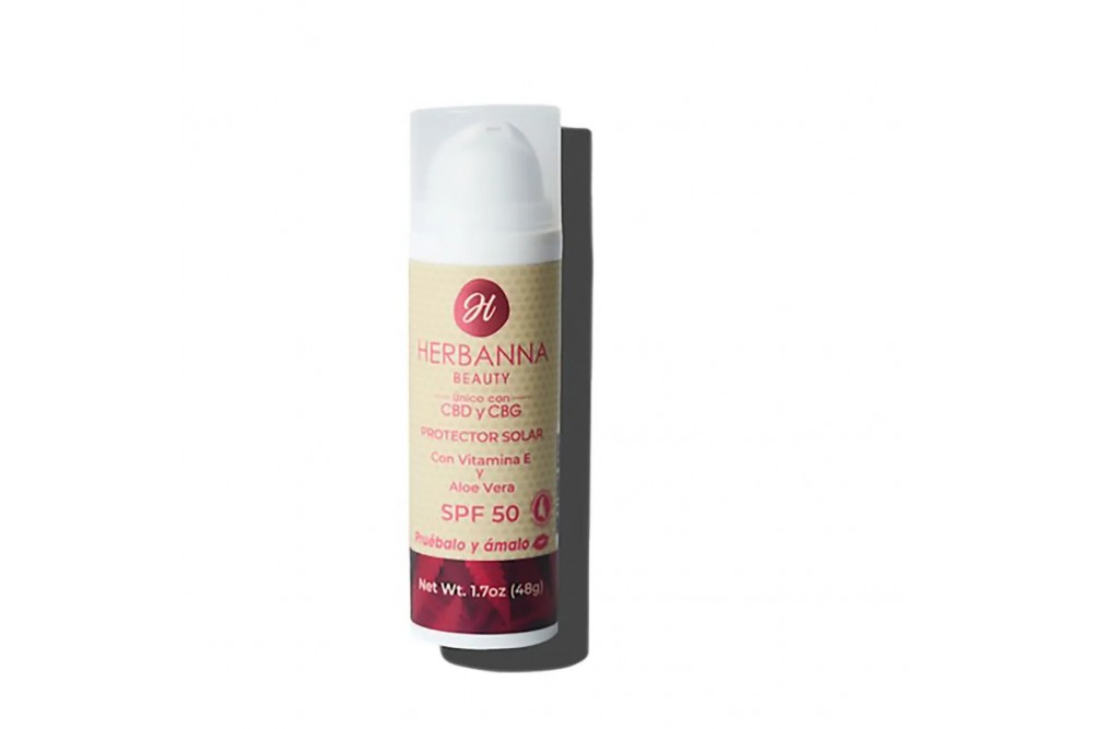 Locion Desmaquillante Herbanna Spf 50 con Vitamina E 48 G