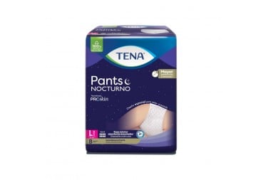 Pañales Tena Pants Nocturno L 8 Unds