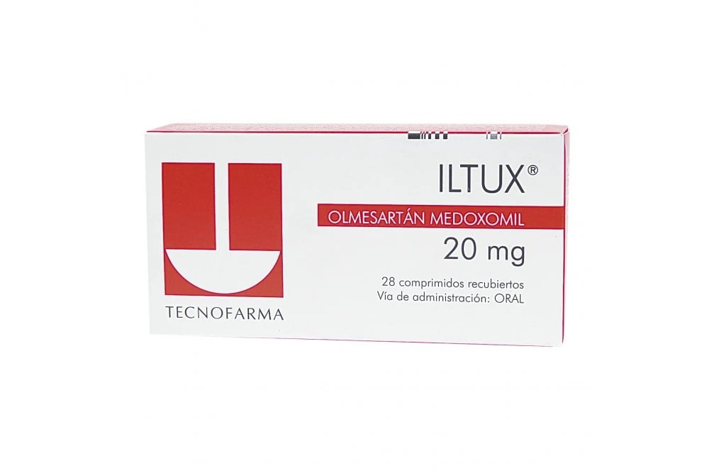 Iltux Olmesartan Medoxomil 20Mg 28 Comprimidos Recubiertos