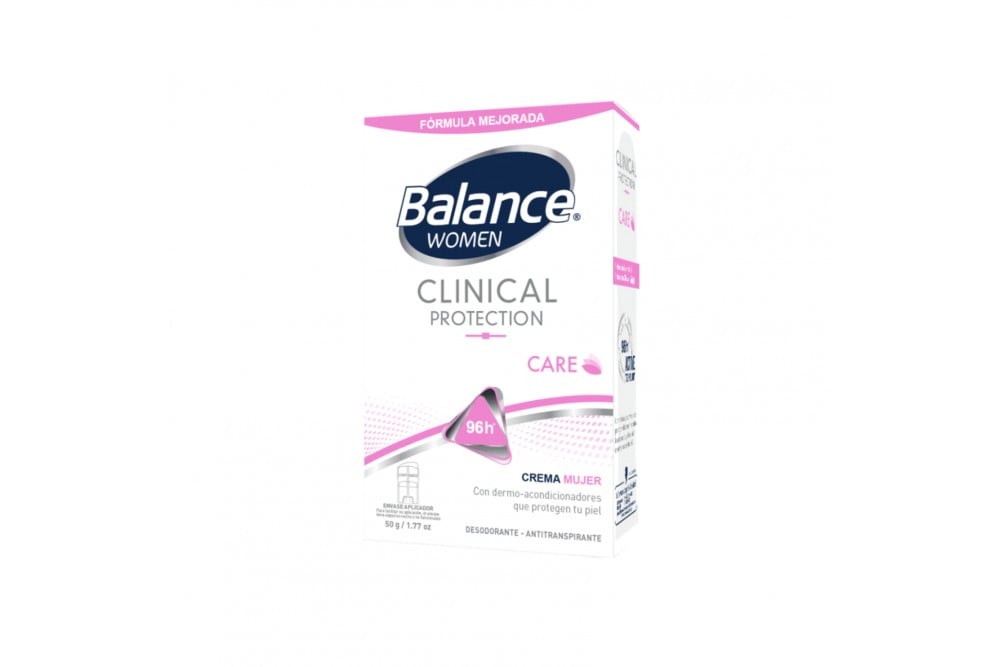 Desodorante Balance Clinical Care Women en Crema 50G