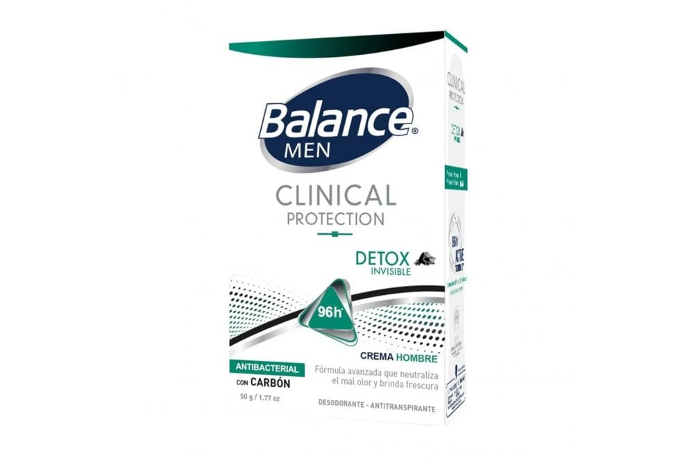 Desodorante Balance Clinical Detox Hombre en Crema 50 G