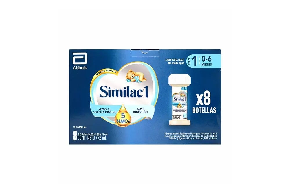 Formula Infantil Similac 1 Para Lactantes 8 Unds de 59 Ml C/U