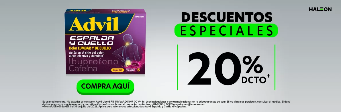 ADVIL ESPALDA Y CUELLO 16 AL 22 JULIO