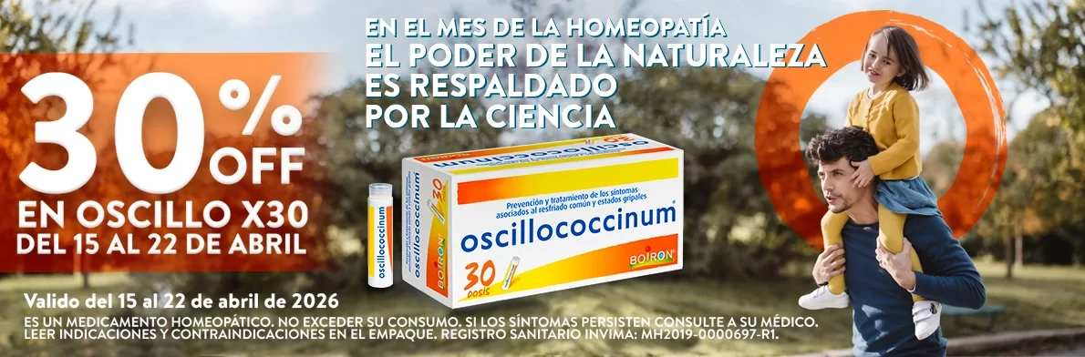 OSCILLOCOCCINUM 16 AL 22 ABRIL
